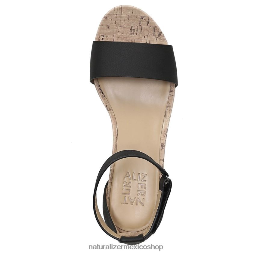 sandalias | sandalia areda con cuña 60D4P0317 Naturalizer mujer sintético negro