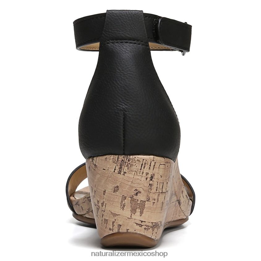 sandalias | sandalia areda con cuña 60D4P0317 Naturalizer mujer sintético negro