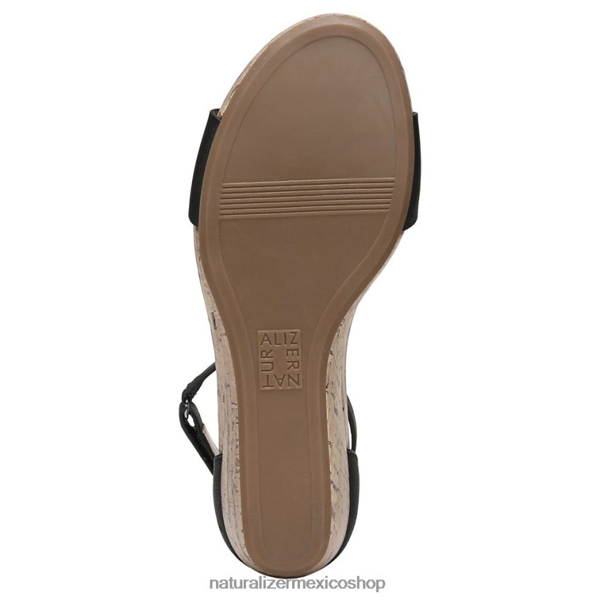 sandalias | sandalia areda con cuña 60D4P0317 Naturalizer mujer sintético negro