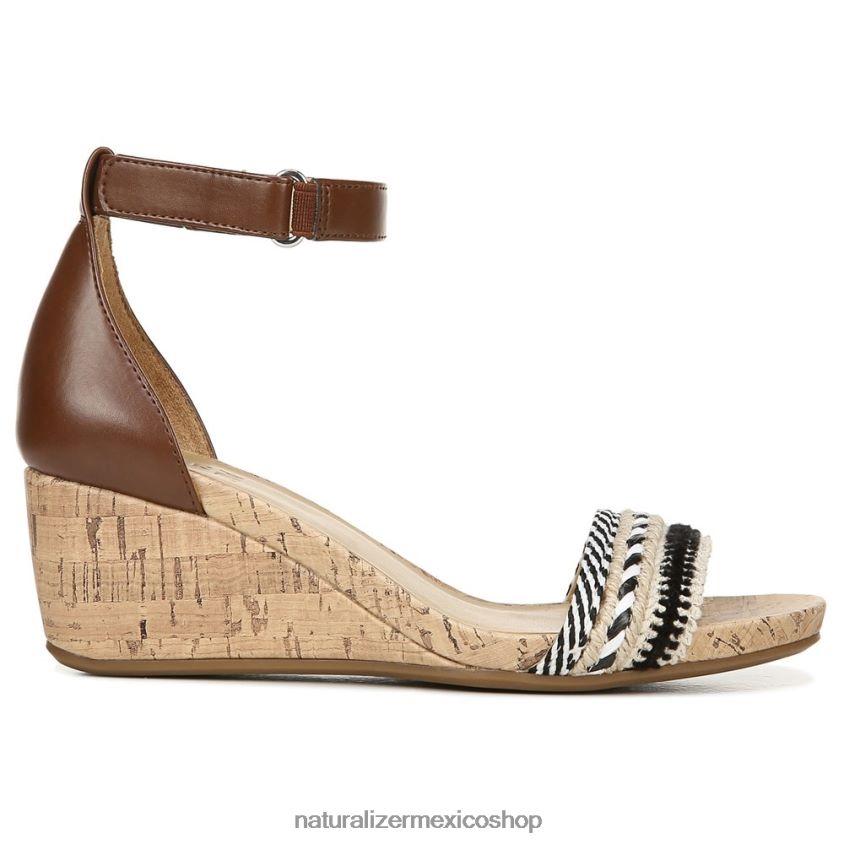 sandalias | sandalia areda con cuña 60D4P0318 Naturalizer mujer multitejido/sintético tostado