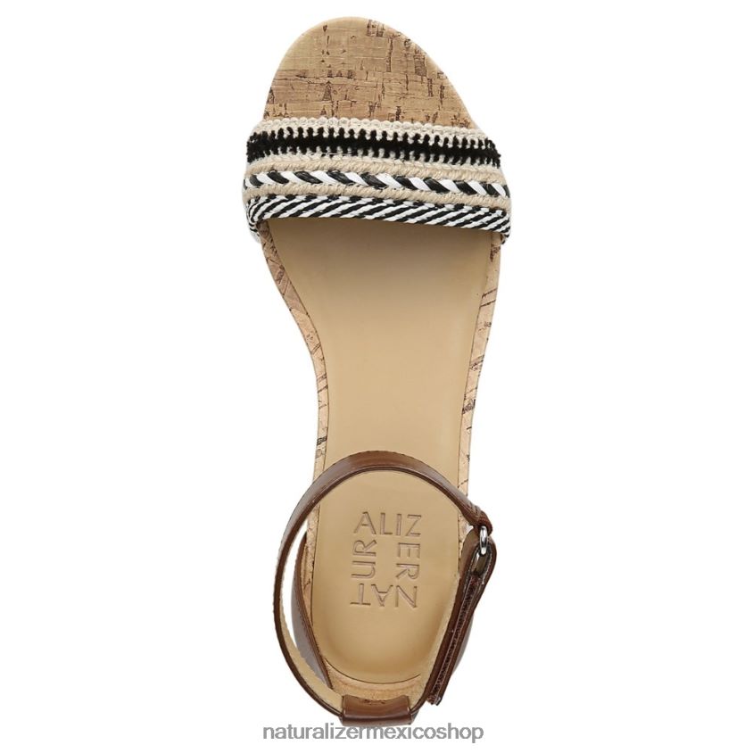 sandalias | sandalia areda con cuña 60D4P0318 Naturalizer mujer multitejido/sintético tostado