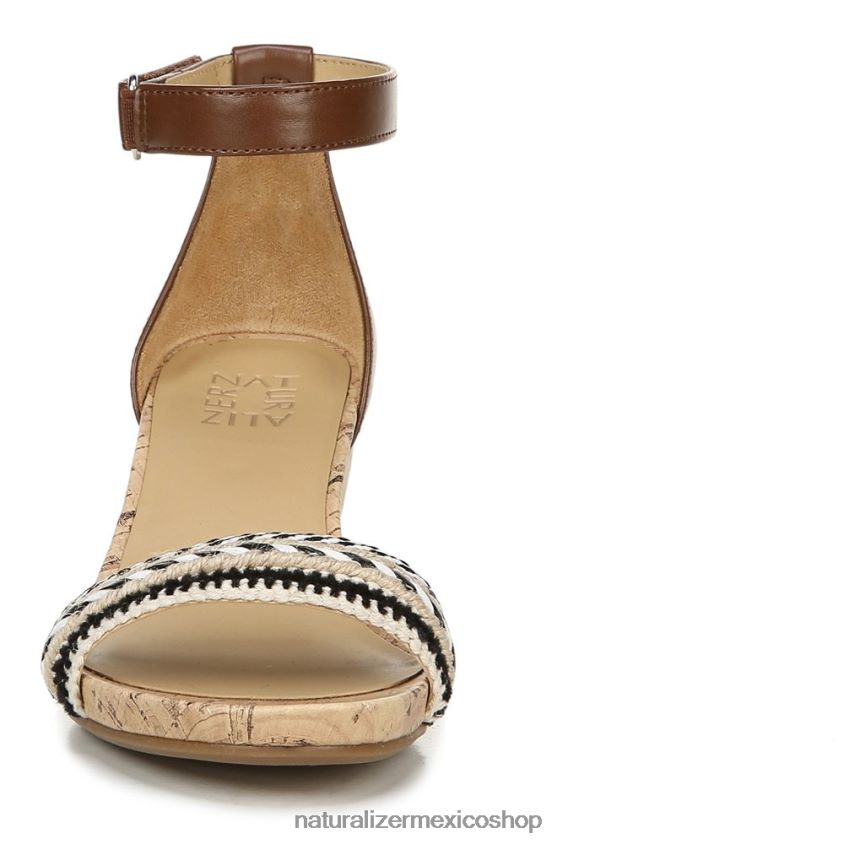 sandalias | sandalia areda con cuña 60D4P0318 Naturalizer mujer multitejido/sintético tostado