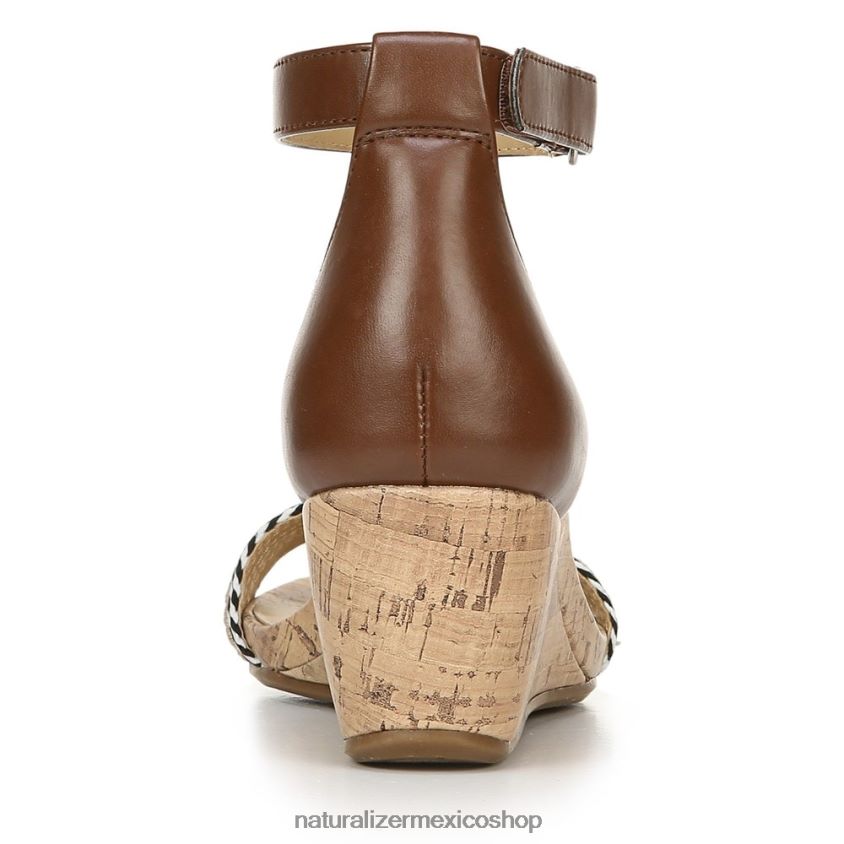 sandalias | sandalia areda con cuña 60D4P0318 Naturalizer mujer multitejido/sintético tostado