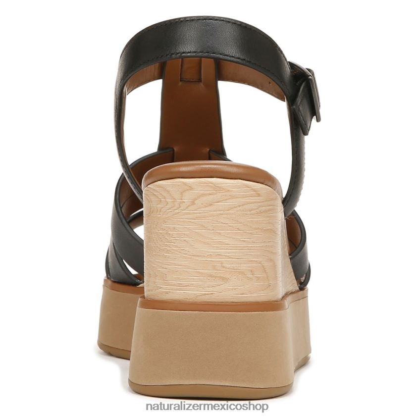 sandalias | sandalia con cuña Barrett 60D4P0360 Naturalizer mujer cuero negro