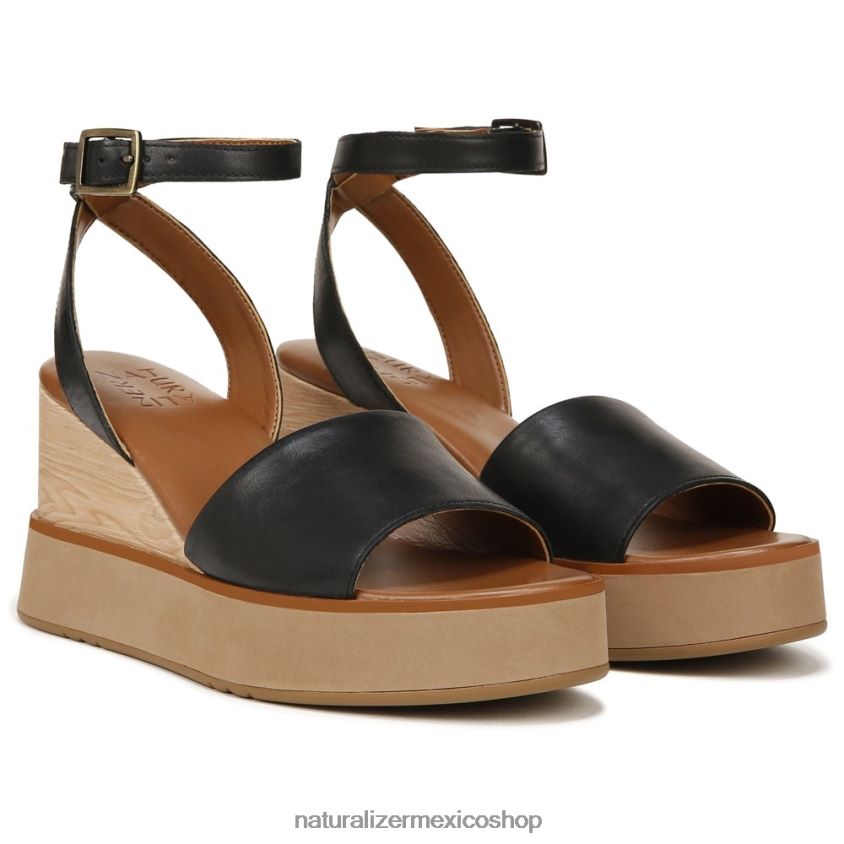 sandalias | sandalia con cuña brynn 60D4P0362 Naturalizer mujer cuero negro