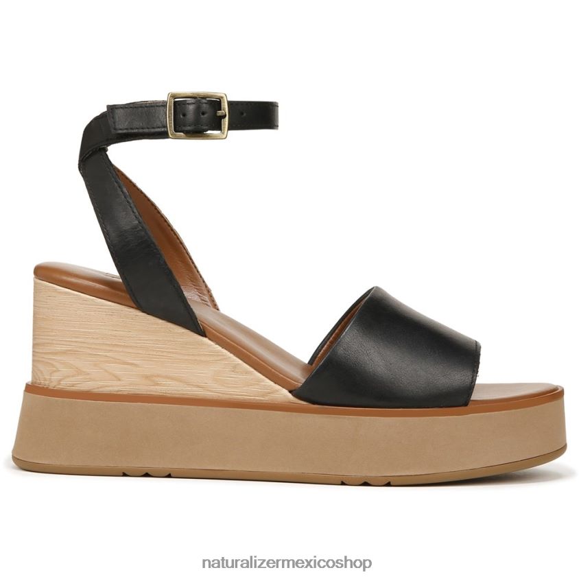 sandalias | sandalia con cuña brynn 60D4P0362 Naturalizer mujer cuero negro