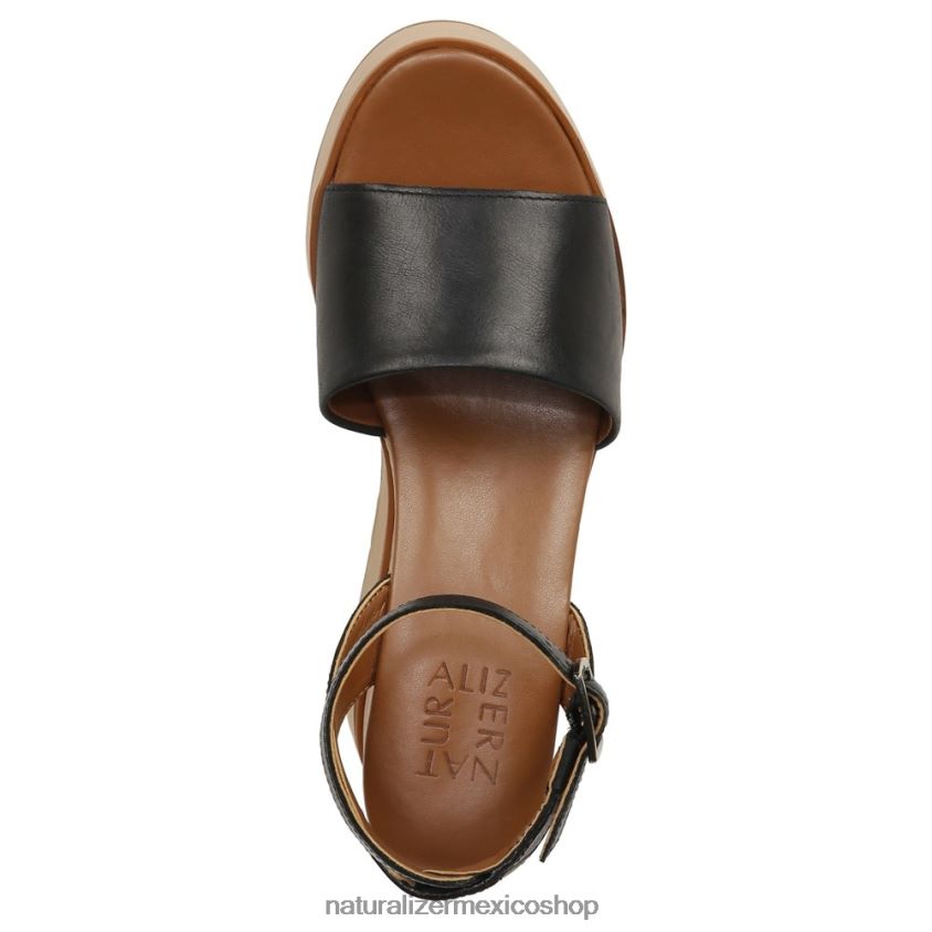 sandalias | sandalia con cuña brynn 60D4P0362 Naturalizer mujer cuero negro