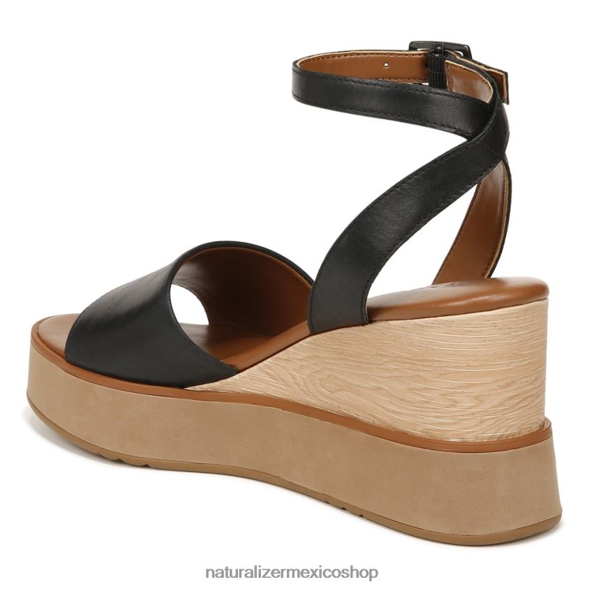 sandalias | sandalia con cuña brynn 60D4P0362 Naturalizer mujer cuero negro