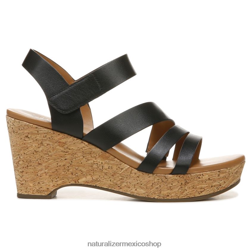 sandalias | sandalia con cuña cynthia 60D4P0367 Naturalizer mujer cuero negro