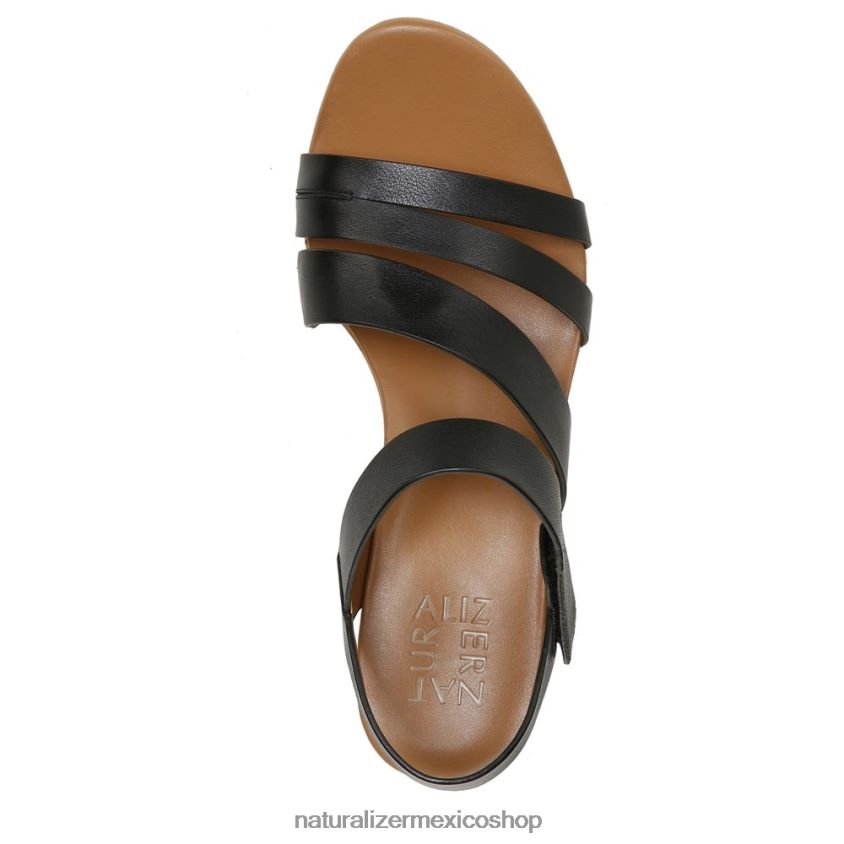 sandalias | sandalia con cuña cynthia 60D4P0367 Naturalizer mujer cuero negro