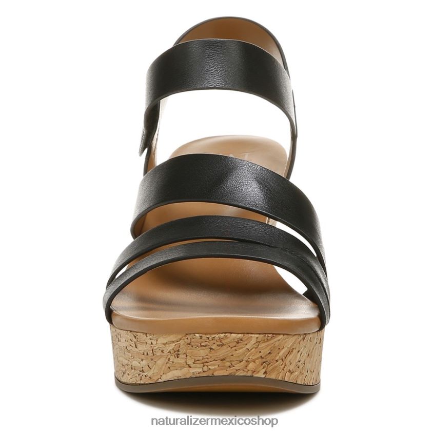 sandalias | sandalia con cuña cynthia 60D4P0367 Naturalizer mujer cuero negro