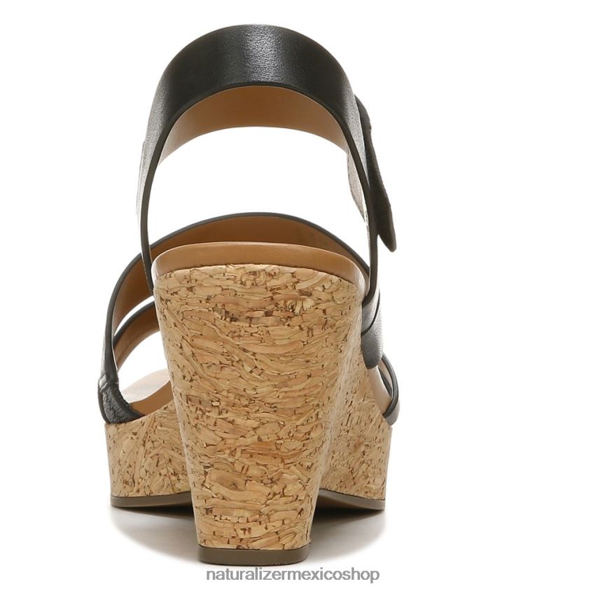 sandalias | sandalia con cuña cynthia 60D4P0367 Naturalizer mujer cuero negro