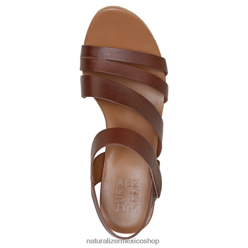 sandalias | sandalia con cuña cynthia 60D4P0369 Naturalizer mujer cuero canela
