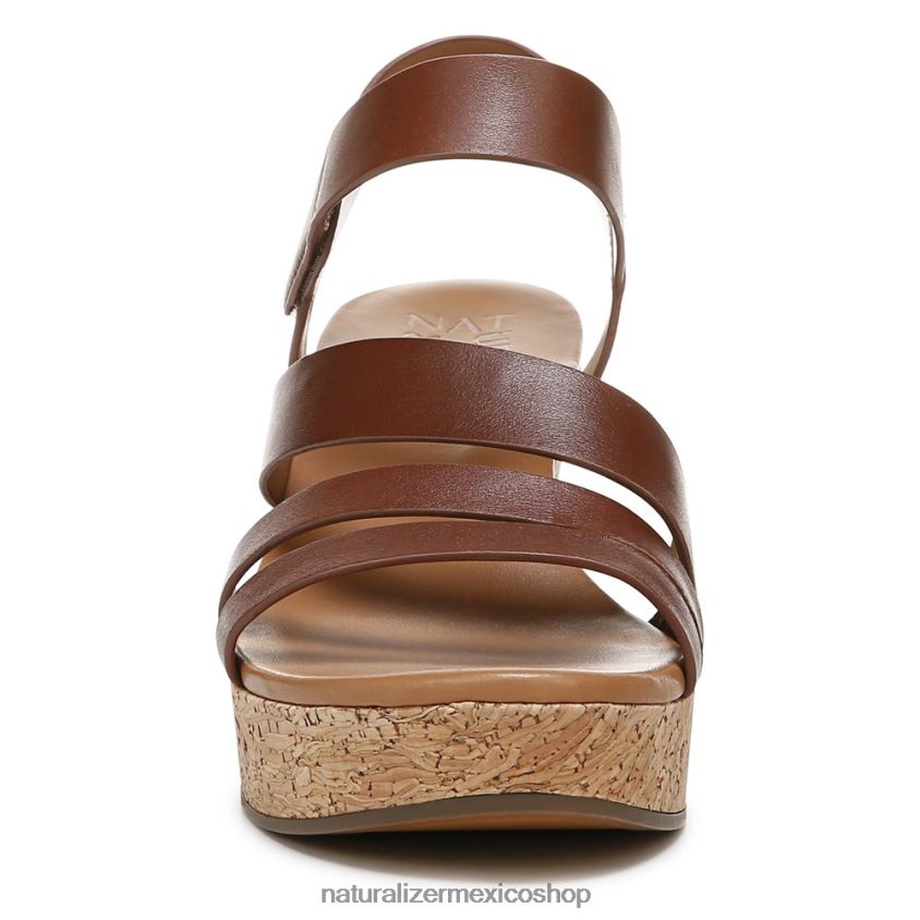 sandalias | sandalia con cuña cynthia 60D4P0369 Naturalizer mujer cuero canela