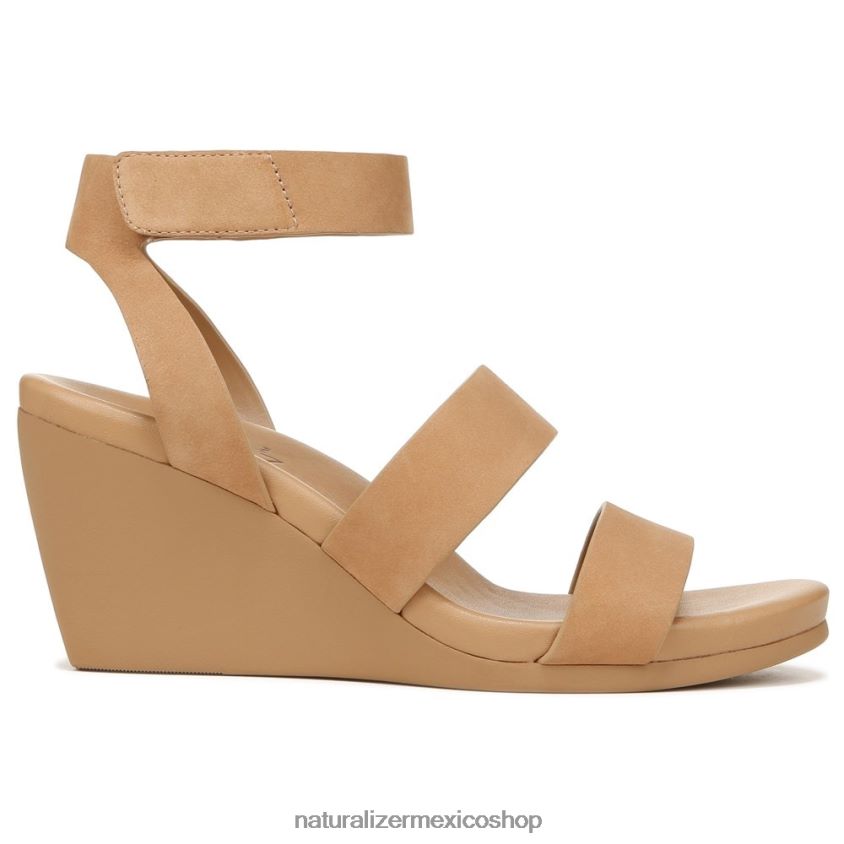 sandalias | sandalia con cuña gen n ignite 60D4P0150 Naturalizer mujer nobuk de masa para galletas