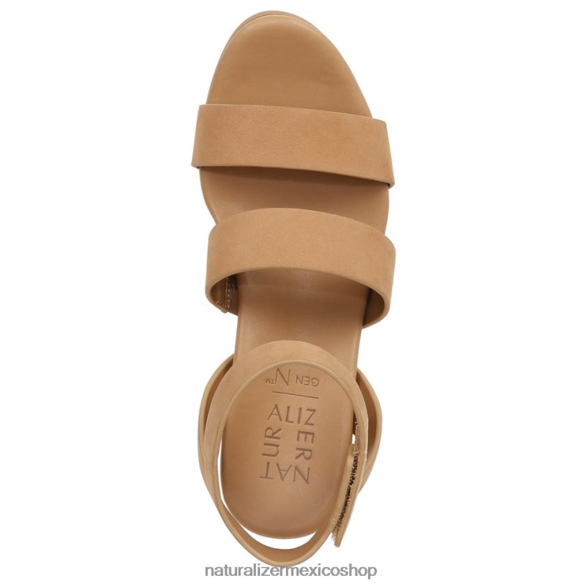 sandalias | sandalia con cuña gen n ignite 60D4P0150 Naturalizer mujer nobuk de masa para galletas