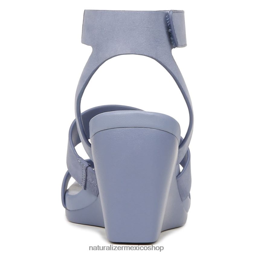 sandalias | sandalia con cuña gen n ignite 60D4P0151 Naturalizer mujer nubuck azul acero