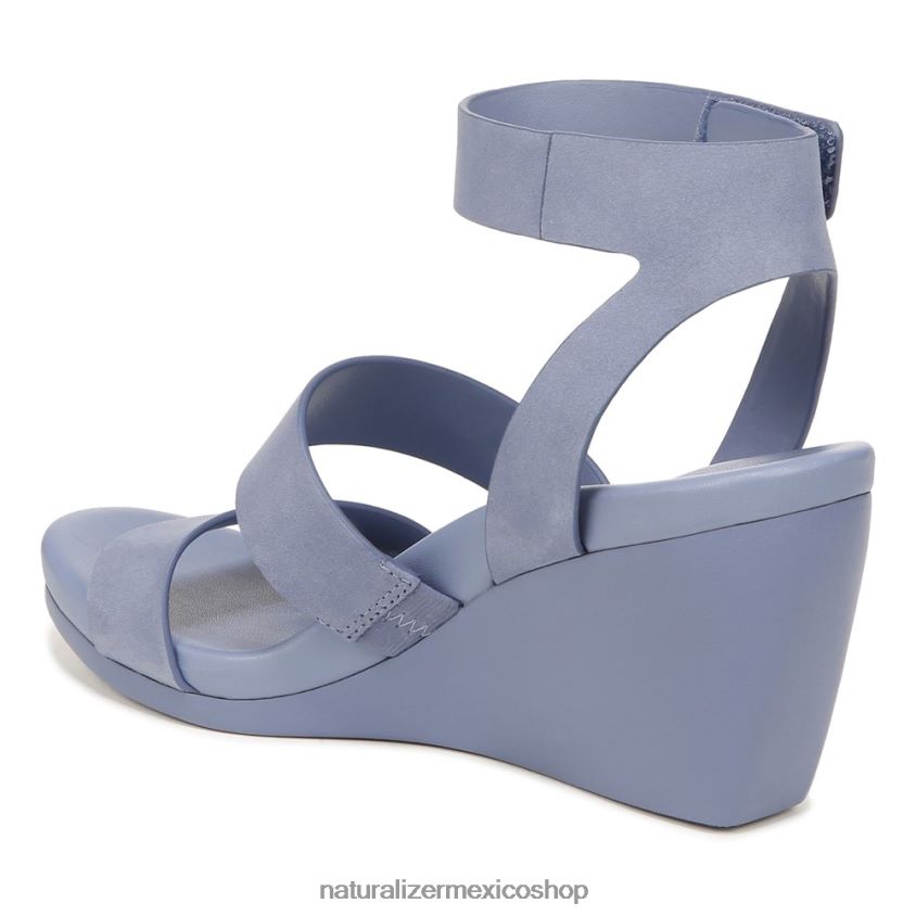 sandalias | sandalia con cuña gen n ignite 60D4P0151 Naturalizer mujer nubuck azul acero