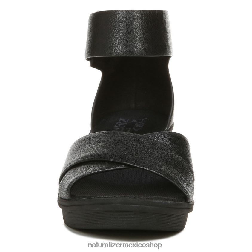sandalias | sandalia con cuña riviera 60D4P0155 Naturalizer mujer cuero negro