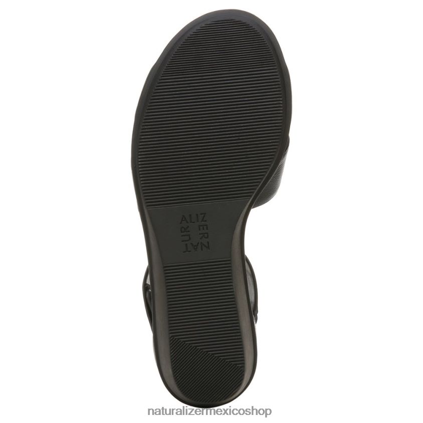 sandalias | sandalia con cuña riviera 60D4P0155 Naturalizer mujer cuero negro