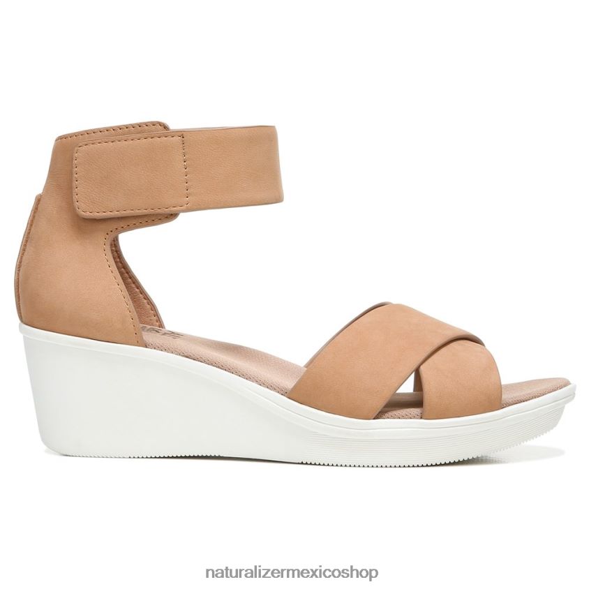 sandalias | sandalia con cuña riviera 60D4P0156 Naturalizer mujer gamuza de masa para galletas