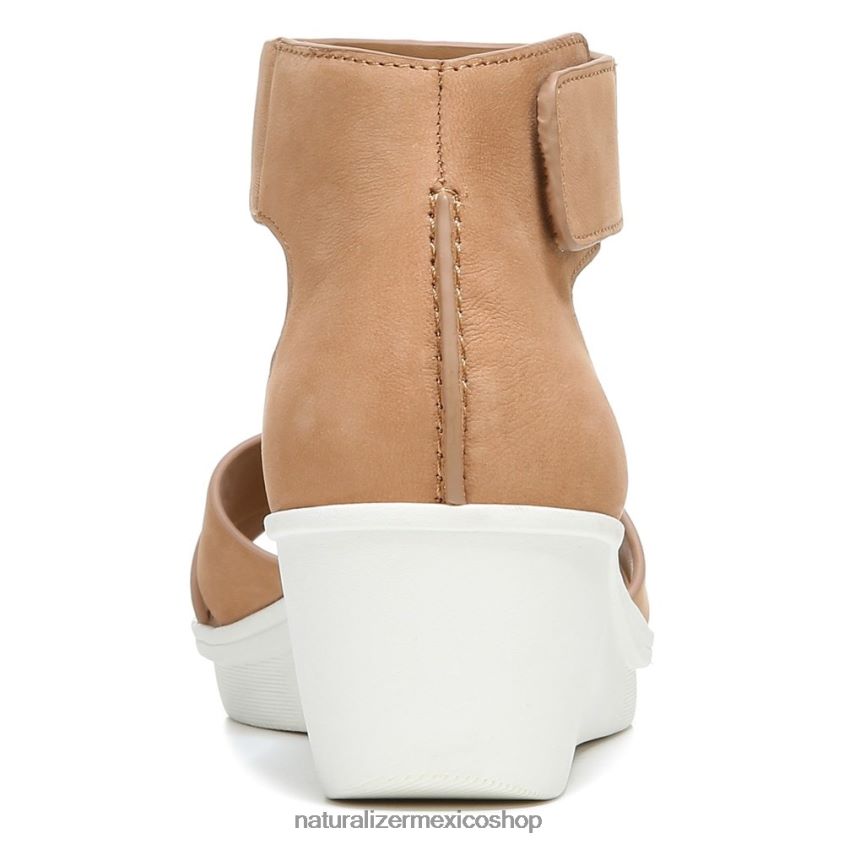 sandalias | sandalia con cuña riviera 60D4P0156 Naturalizer mujer gamuza de masa para galletas
