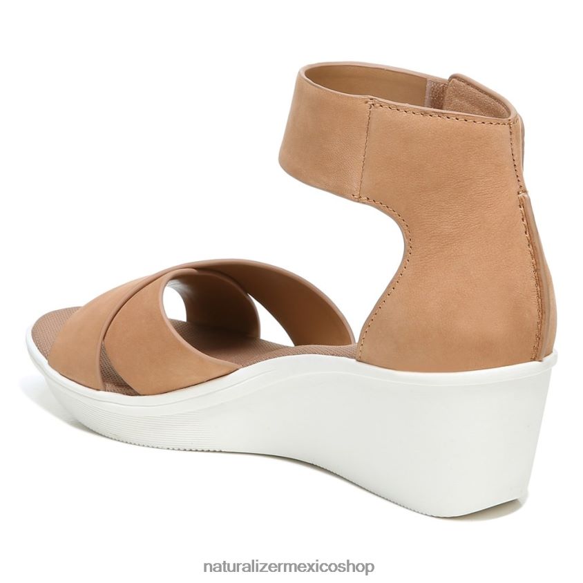 sandalias | sandalia con cuña riviera 60D4P0156 Naturalizer mujer gamuza de masa para galletas