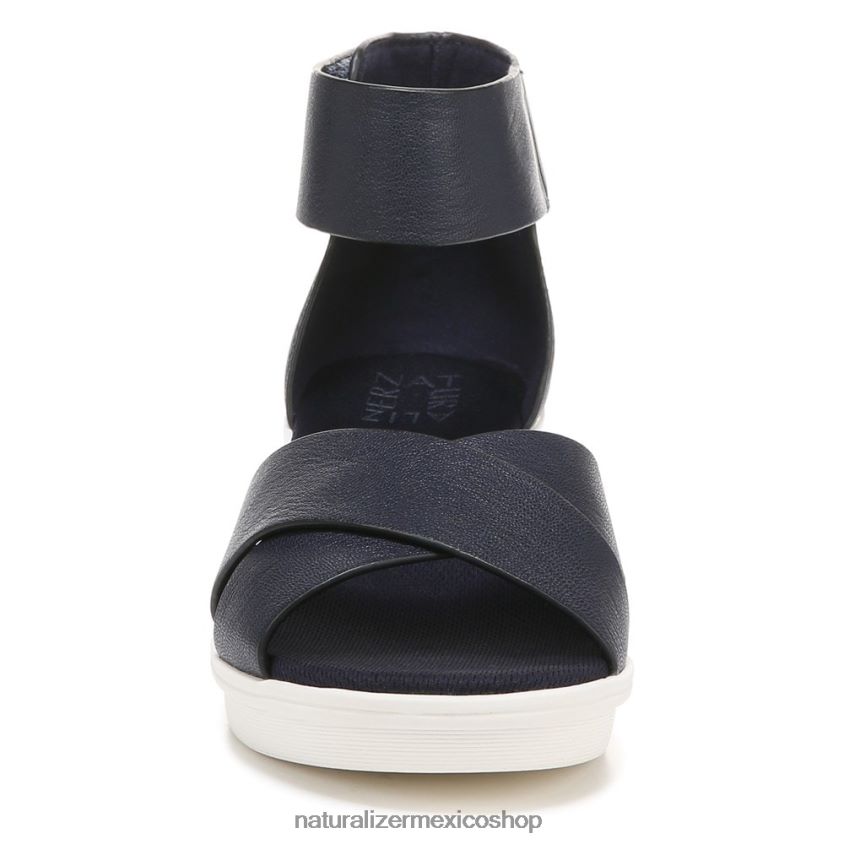 sandalias | sandalia con cuña riviera 60D4P0158 Naturalizer mujer cuero azul marino