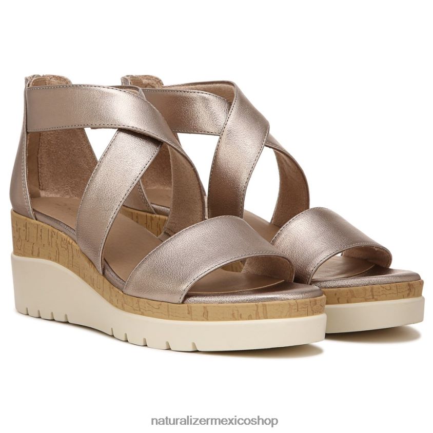 sandalias | sandalia con cuña soul goodtimes 60D4P0575 Naturalizer mujer cálido plateado sintético