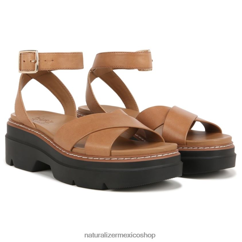 sandalias | sandalia darry 60D4P034 Naturalizer mujer cuero marrón caramelo