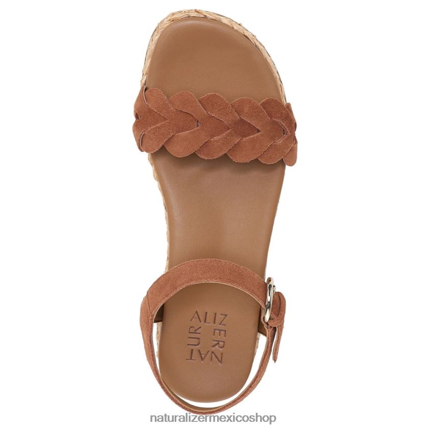 sandalias | sandalia neila 60D4P0207 Naturalizer mujer cuero marrón té inglés