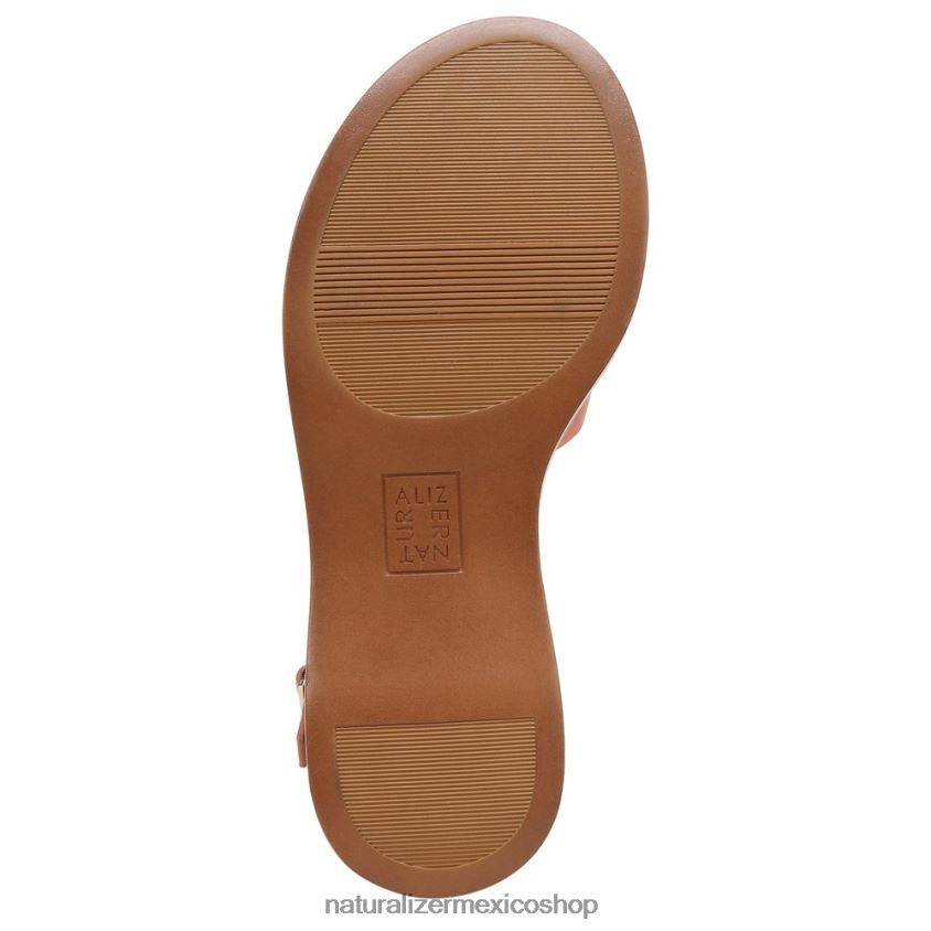 sandalias | sandalia rikki 60D4P0614 Naturalizer mujer cuero rosa melocotón coral
