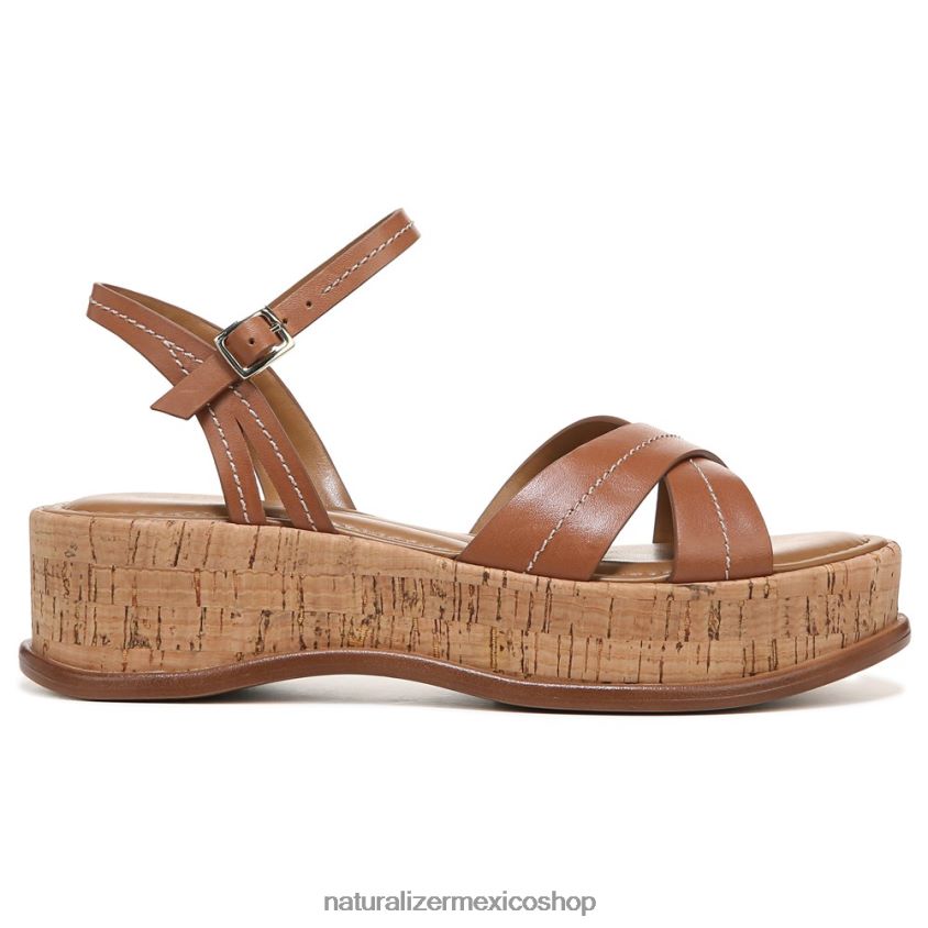 sandalias | sandalia rikki 60D4P0616 Naturalizer mujer cuero marrón té inglés