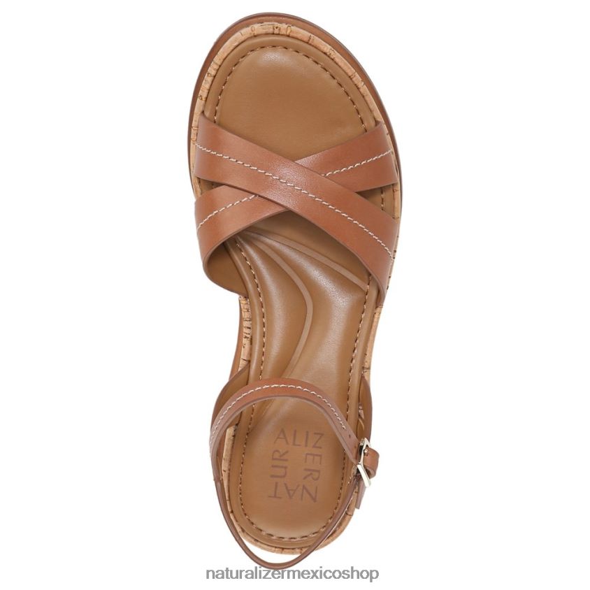 sandalias | sandalia rikki 60D4P0616 Naturalizer mujer cuero marrón té inglés