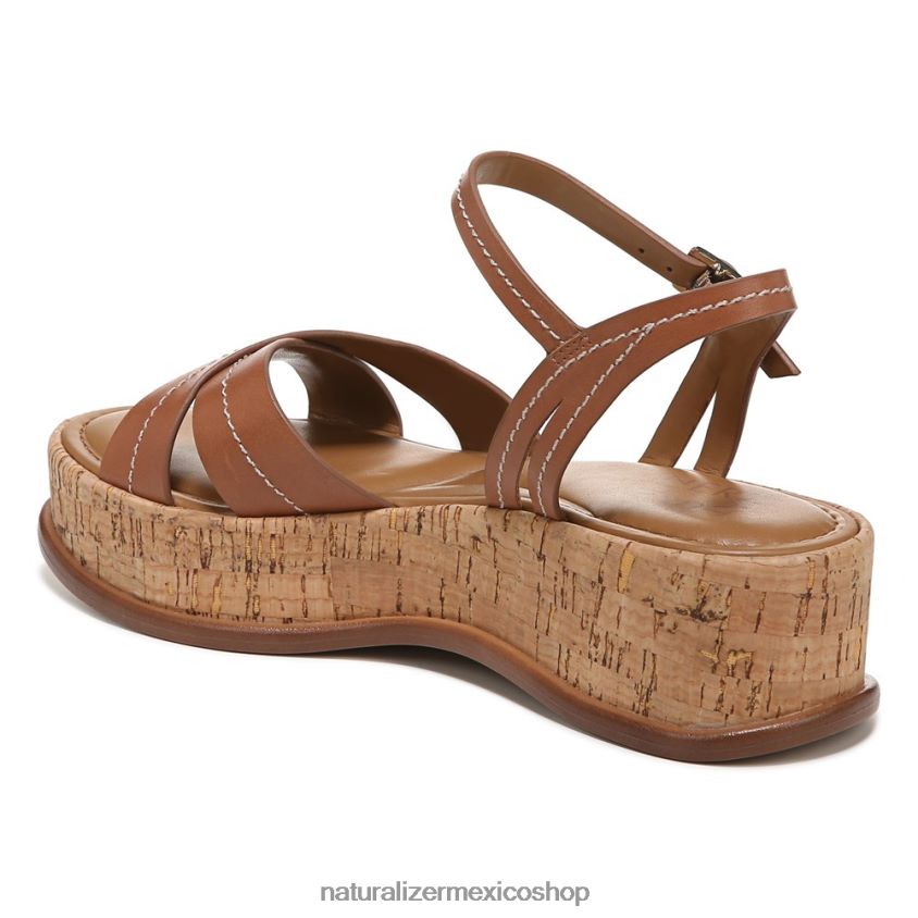 sandalias | sandalia rikki 60D4P0616 Naturalizer mujer cuero marrón té inglés