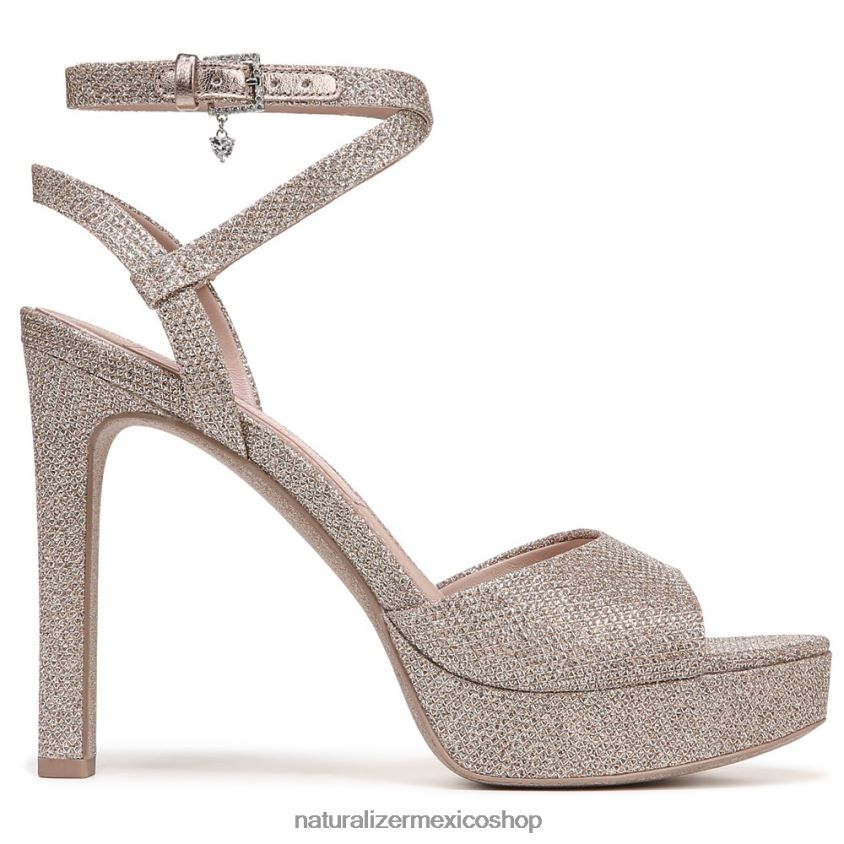 sandalias | sandalia de vestir ai 60D4P0297 Naturalizer mujer tela de oro rosa