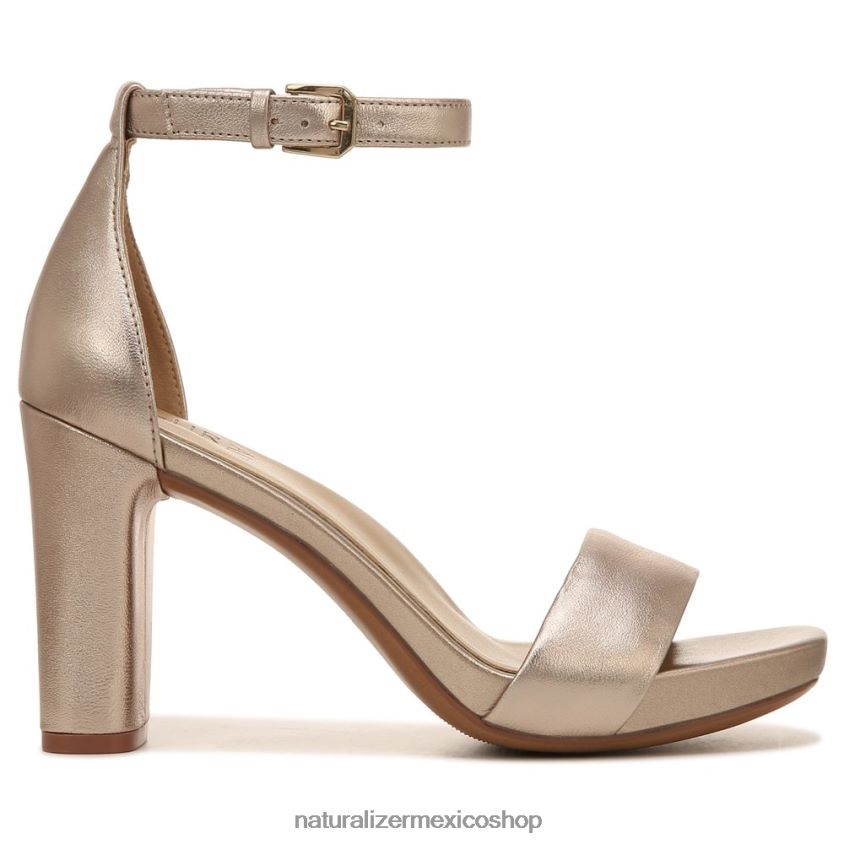 sandalias | sandalia de vestir alegría 60D4P066 Naturalizer mujer cuero bronce claro