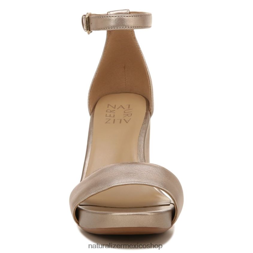 sandalias | sandalia de vestir alegría 60D4P066 Naturalizer mujer cuero bronce claro