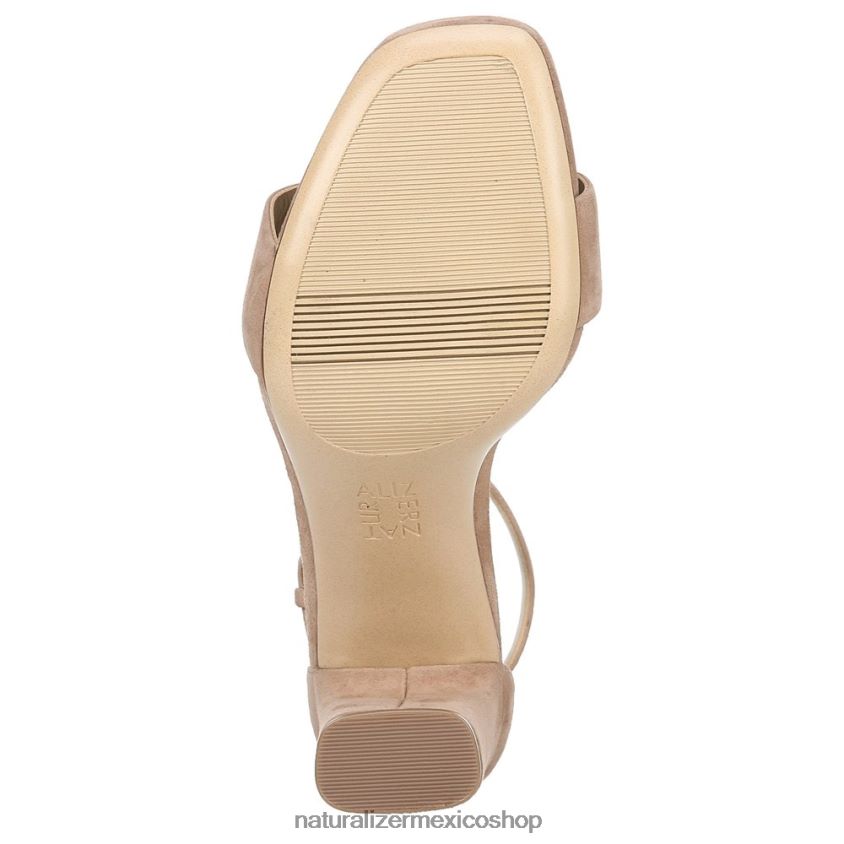 sandalias | sandalia de vestir alegría 60D4P067 Naturalizer mujer gamuza de jengibre