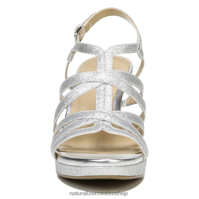 sandalias | sandalia de vestir baylor 60D4P0580 Naturalizer mujer brillo plateado sintético