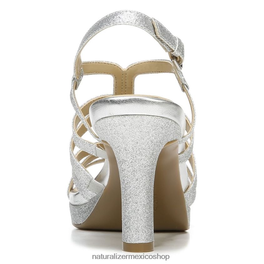 sandalias | sandalia de vestir baylor 60D4P0580 Naturalizer mujer brillo plateado sintético