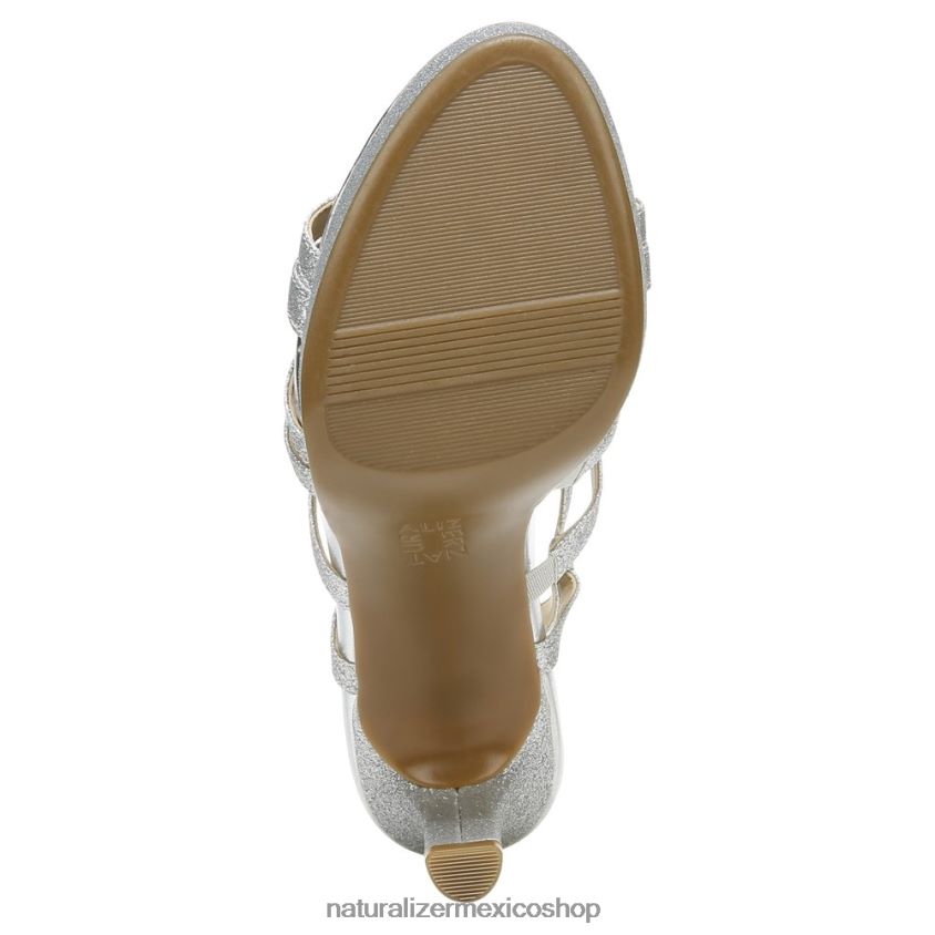 sandalias | sandalia de vestir baylor 60D4P0580 Naturalizer mujer brillo plateado sintético