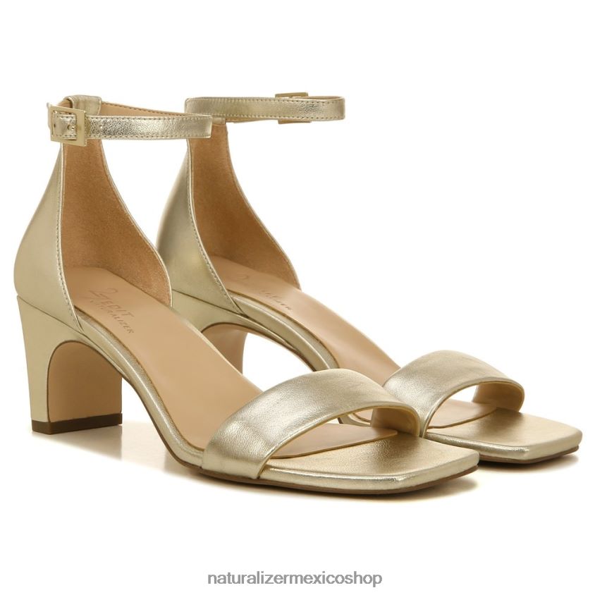 sandalias | sandalia de vestir iriss 27 edit 60D4P0119 Naturalizer mujer cuero dorado claro