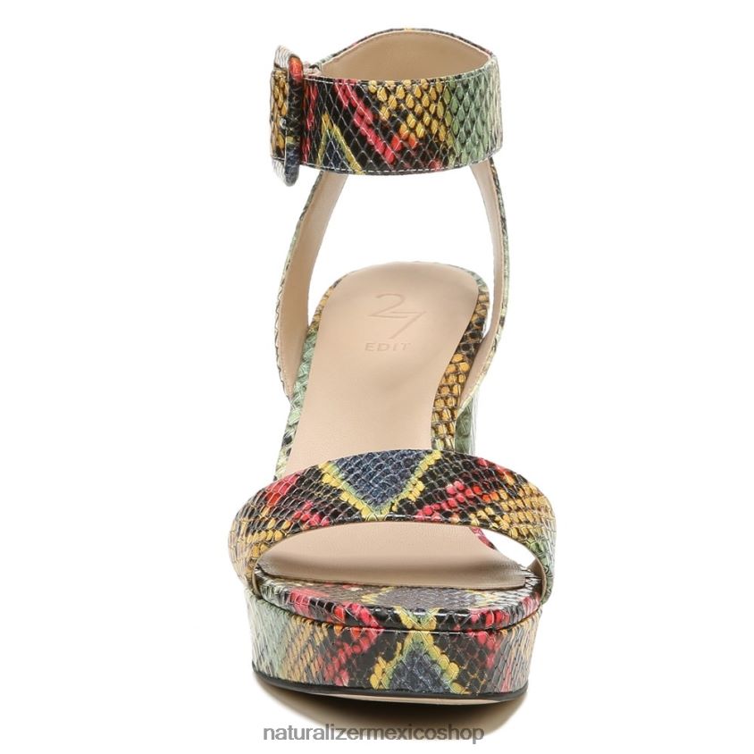 sandalias | sandalia de vestir jaselle 27 edit 60D4P0212 Naturalizer mujer cuero de serpiente múltiple