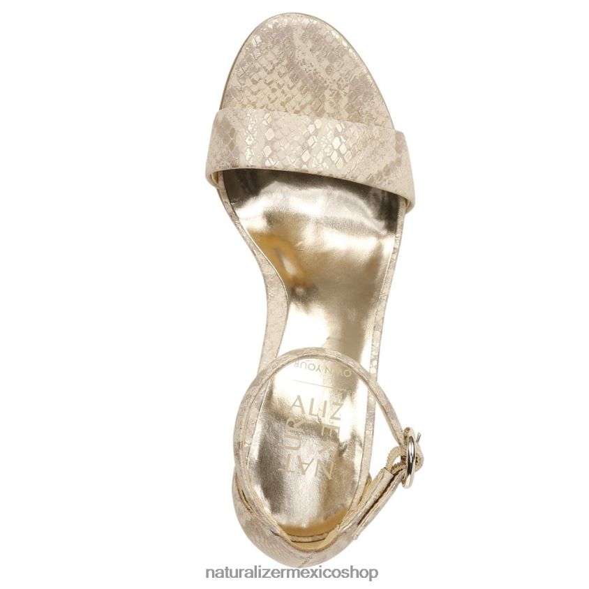 sandalias | sandalia de vestir kinsley 60D4P046 Naturalizer mujer cuero dorado