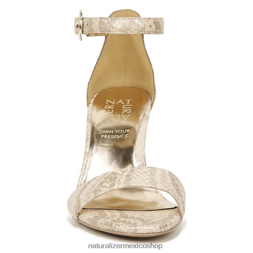 sandalias | sandalia de vestir kinsley 60D4P046 Naturalizer mujer cuero dorado