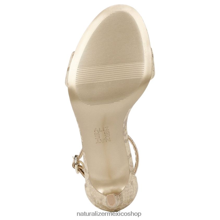 sandalias | sandalia de vestir kinsley 60D4P046 Naturalizer mujer cuero dorado