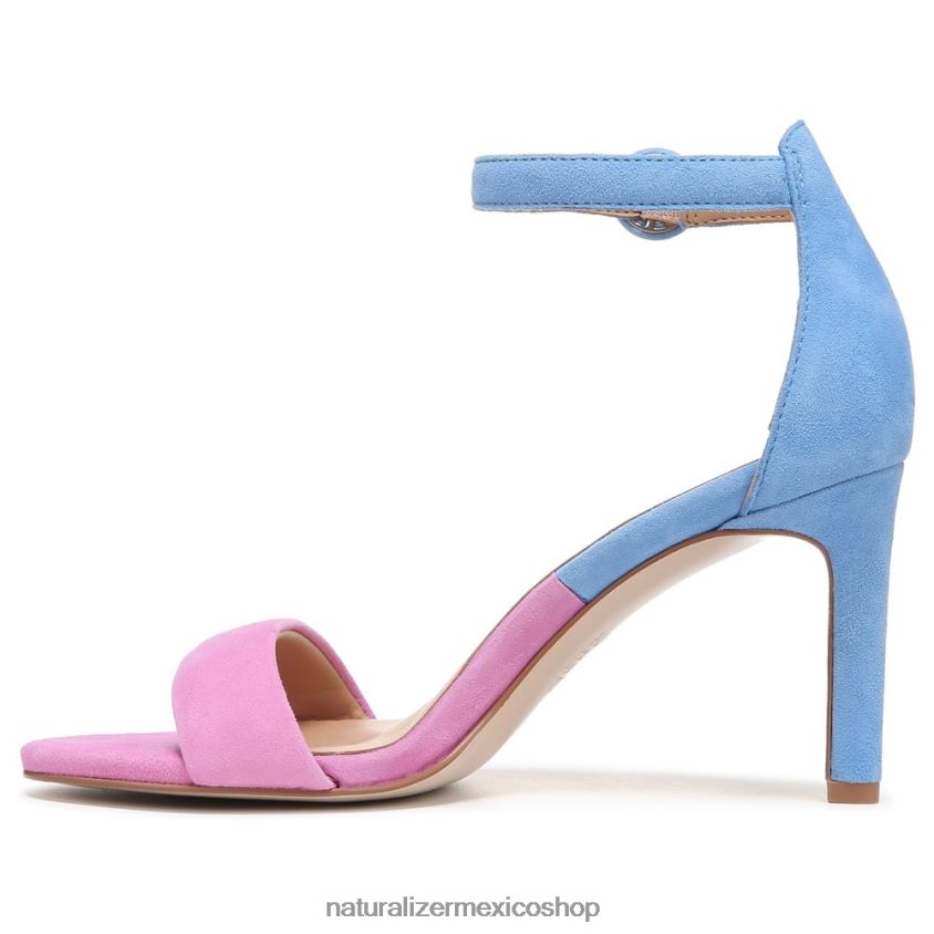 sandalias | sandalia de vestir kinsley 60D4P048 Naturalizer mujer ante rosa/azul