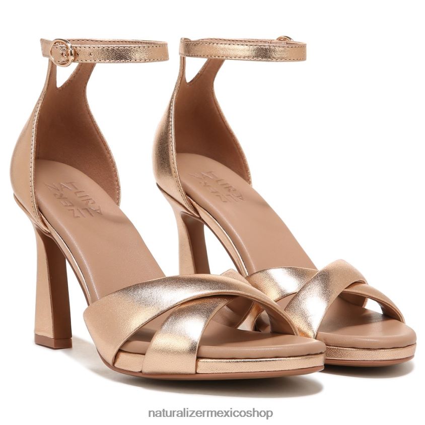 sandalias | sandalia de vestir lizbeth 60D4P0219 Naturalizer mujer piel de champán suave