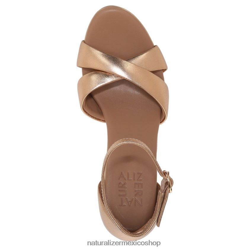 sandalias | sandalia de vestir lizbeth 60D4P0219 Naturalizer mujer piel de champán suave